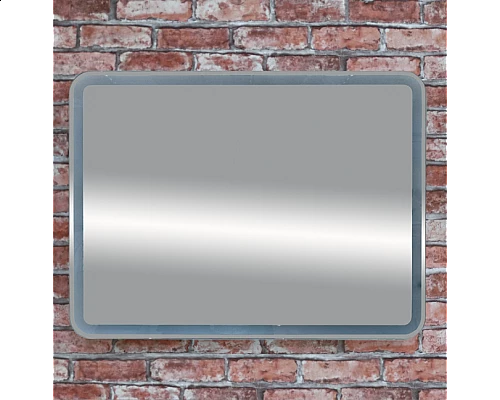 Купить 3 Неон - Зеркало LED  600х800 сенсор на корпусе (с круглыми углами) О в магазине сантехники Santeh-Crystal.ru