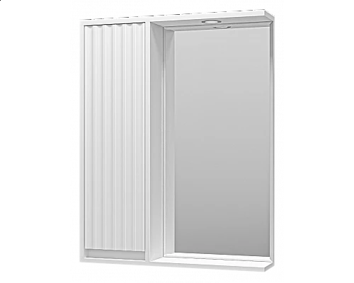 Заказать BALATON - 65 Зеркало-шкаф левый, белый в магазине сантехники Santeh-Crystal.ru
