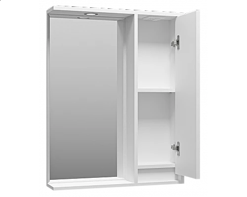 Приобрести BALATON - 65 Зеркало-шкаф правый, белый в магазине сантехники Santeh-Crystal.ru