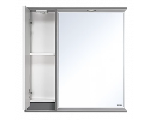 Заказать BALATON - 80 Зеркало-шкаф левый, комбинированный в магазине сантехники Santeh-Crystal.ru