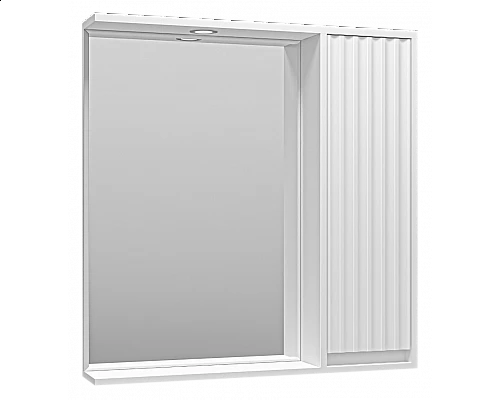 Заказать BALATON - 80 Зеркало-шкаф правый, белый в магазине сантехники Santeh-Crystal.ru