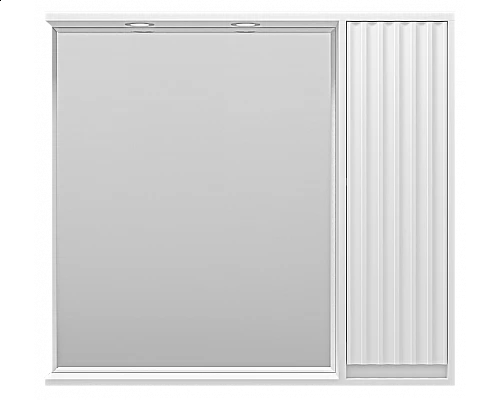 Купить BALATON - 90 Зеркало-шкаф правый, белый в магазине сантехники Santeh-Crystal.ru