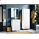 Купить Лира - 50 Зеркало-шкаф с 1 шкаф. правый белая эмаль в магазине сантехники Santeh-Crystal.ru