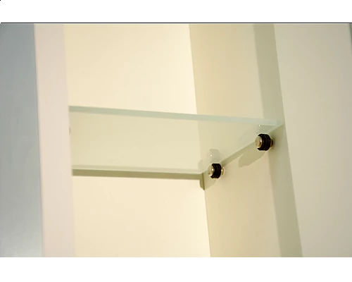 Купить Лувр - 60 Зеркало со шкафчиком, лев., слоновая кость в магазине сантехники Santeh-Crystal.ru