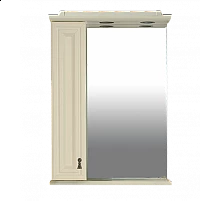 Лувр - 60 Зеркало со шкафчиком, лев., слоновая кость
