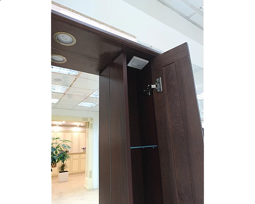 Купить Рим - 65 Зеркало со шкафчиком, прав., орех в магазине сантехники Santeh-Crystal.ru