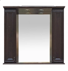 Рим - 85 Зеркало с 2-мя шкафчиками, орех