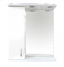 АСТРА-60 зеркало-шкаф лев. (свет)