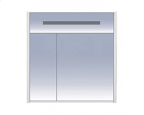 Заказать Джулия - 85 Шкаф бордовый зеркальный в магазине сантехники Santeh-Crystal.ru