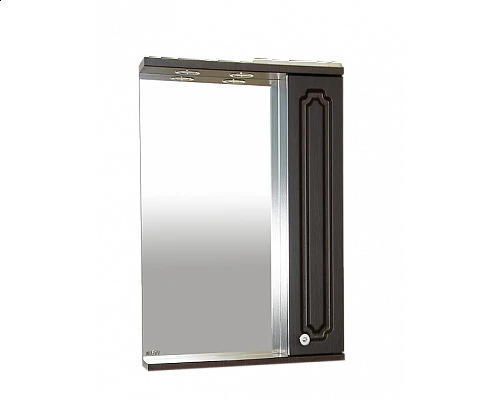 Заказать Александра - 55 Зеркало-шкаф прав. (свет) ВЕНГЕ в магазине сантехники Santeh-Crystal.ru