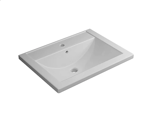 Заказать Раковина для ванной полувстраиваемая Uperwood Foster (60 см, прямоугольная) в магазине сантехники Santeh-Crystal.ru