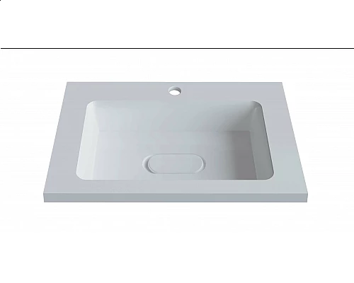 Приобрести Раковина для ванной полувстраиваемая Uperwood Modul (65 см, прямоугольная) в магазине сантехники Santeh-Crystal.ru