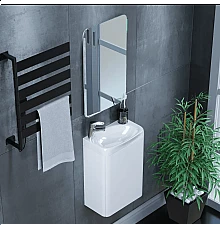 Раковина для ванной комнаты полувстраиваемая Uperwood Bio (40 см, прямоугольная)