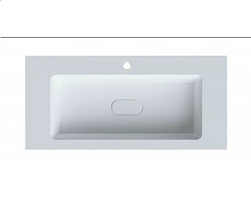 Купить Раковина для ванной полувстраиваемая Uperwood Modul (100 см, прямоугольная) в магазине сантехники Santeh-Crystal.ru