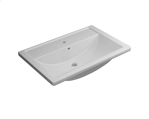 Заказать Раковина для ванной полувстраиваемая Uperwood Foster (70 см, прямоугольная) в магазине сантехники Santeh-Crystal.ru