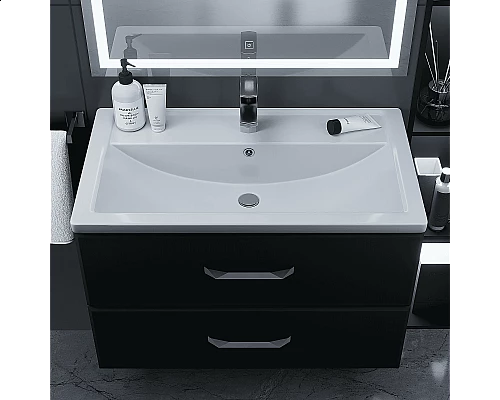 Купить Раковина для ванной полувстраиваемая Uperwood Foster (80 см, прямоугольная) в магазине сантехники Santeh-Crystal.ru