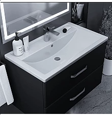 Раковина для ванной полувстраиваемая Uperwood Foster (80 см, прямоугольная)