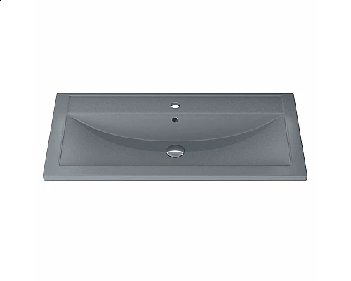 Купить Раковина кварцевая для ванной Uperwood Foster Quartz (90 см, серая матовая, бетон) в магазине сантехники Santeh-Crystal.ru