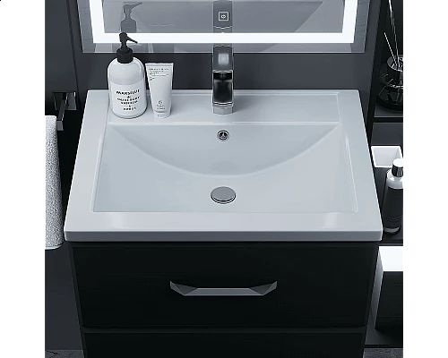 Заказать Раковина для ванной полувстраиваемая Uperwood Foster (60 см, прямоугольная) в магазине сантехники Santeh-Crystal.ru