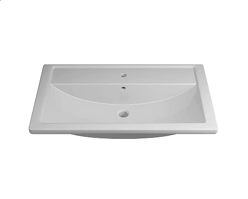 Купить Раковина для ванной полувстраиваемая Uperwood Foster (80 см, прямоугольная) в магазине сантехники Santeh-Crystal.ru