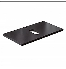 Столешница под раковину для ванной накладная Uperwood Tanos (80 см, накладная, темное дерево)