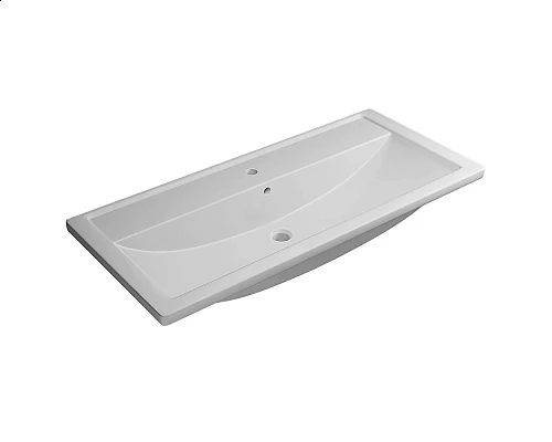 Приобрести Раковина для ванной полувстраиваемая Uperwood Foster (100 см, прямоугольная) в магазине сантехники Santeh-Crystal.ru