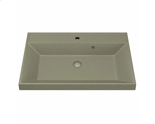 Заказать Раковина кварцевая для ванной Uperwood Classic Quartz (90 см, бежевая матовая, десерт) в магазине сантехники Santeh-Crystal.ru