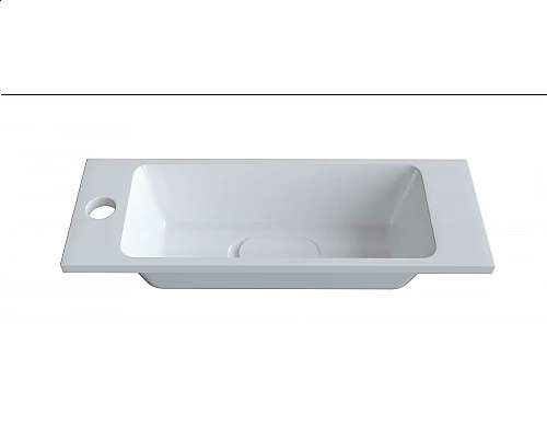 Заказать Раковина для ванной полувстраиваемая Uperwood Modul (60 см, прямоугольная) в магазине сантехники Santeh-Crystal.ru