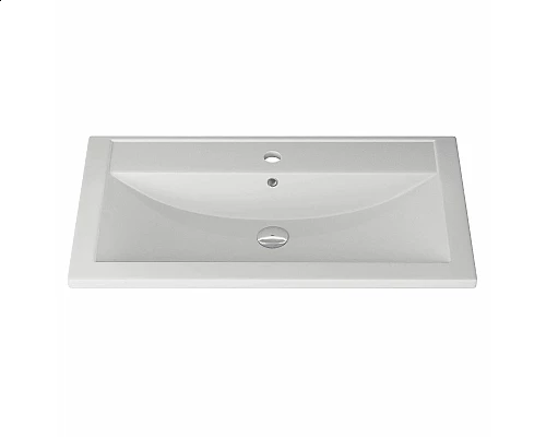 Заказать Раковина кварцевая для ванной Uperwood Foster Quartz (80 см, белая матовая, жасмин) в магазине сантехники Santeh-Crystal.ru