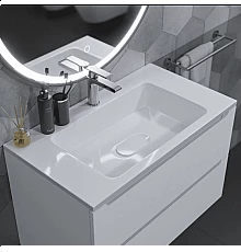 Раковина для ванной полувстраиваемая Uperwood Modul (80 см, прямоугольная)