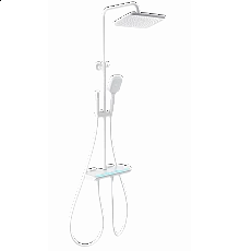 Душевая система с термостатом WONZON & WOGHAND, Белый матовый (WW-B4174-MW)
