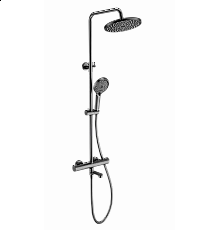 Душевая система с термостатом WONZON & WOGHAND, Темный графит (WW-B3069-BGG)