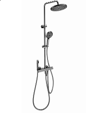Душевая система с термостатом WONZON & WOGHAND, Темный графит (WW-B3094-BGG)