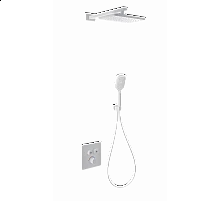 Душевая система с термостатом встраиваемая WONZON & WOGHAND, Белый матовый (WW-B4003-MW)