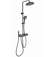 Душевая система с термостатом WONZON & WOGHAND, Белый матовый (WW-B3580-MB)
