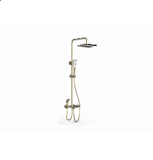 Душевая система с термостатом WONZON & WOGHAND, Брашированное золото (WW-B3310-BG)