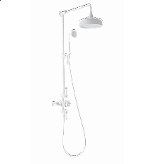 Душевая система с термостатом WONZON & WOGHAND, Белый матовый (WW-B3041-MW)