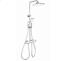 Душевая система с термостатом WONZON & WOGHAND, Хром (WW-B4174-CR)