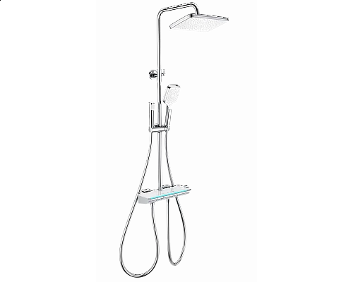 Душевая система с термостатом WONZON & WOGHAND, Хром (WW-B4174-CR)