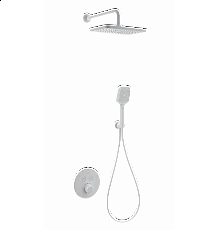 Душевая система с термостатом встраиваемая WONZON & WOGHAND, Белый матовый (WW-D2017-A-MW)