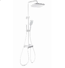 Душевая система с термостатом WONZON & WOGHAND, Белый матовый (WW-B3112-MW)