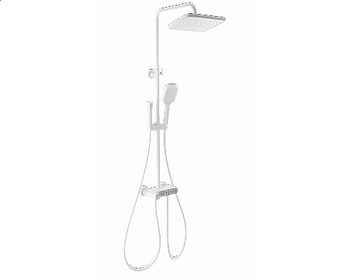 Душевая система с термостатом WONZON & WOGHAND, Белый матовый (WW-B3112-MW)