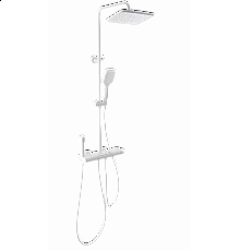 Душевая система с термостатом WONZON & WOGHAND, Белый матовый (WW-B4129-MW)