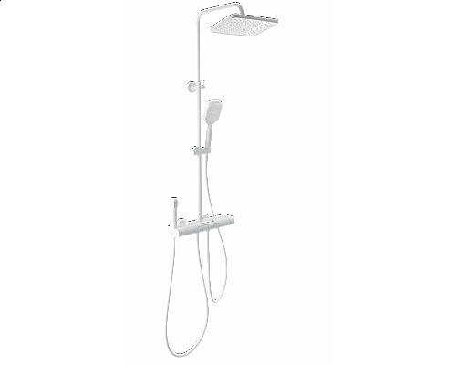 Душевая система с термостатом WONZON & WOGHAND, Белый матовый (WW-B4129-MW)