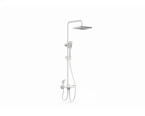 Душевая система с термостатом WONZON & WOGHAND, Белый матовый (WW-B3310-MW)