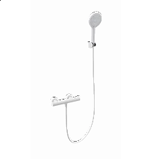 Смеситель для душа с термостатом WONZON & WOGHAND, Белый матовый (WW-B2065-A-MW)