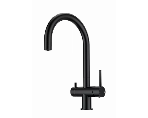 Смеситель для кухни c подключением фильтра WONZON & WOGHAND, Черный матовый (WW-3211-MB)