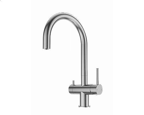 Смеситель для кухни c подключением фильтра WONZON & WOGHAND, Брашированный никель (WW-3211-BS)