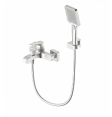 Смеситель для ванны с душем WONZON & WOGHAND FLEX, Брашированный никель (WW-88037072-BN)