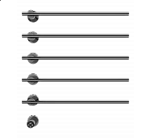 Полотенцесушитель электрический встраиваемый WONZON & WOGHAND, Темный графит (WW-A365-GM)